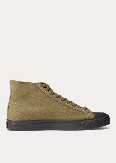 Women's Ralph Lauren Mayport Canvas Sneakers | 872159KTJ